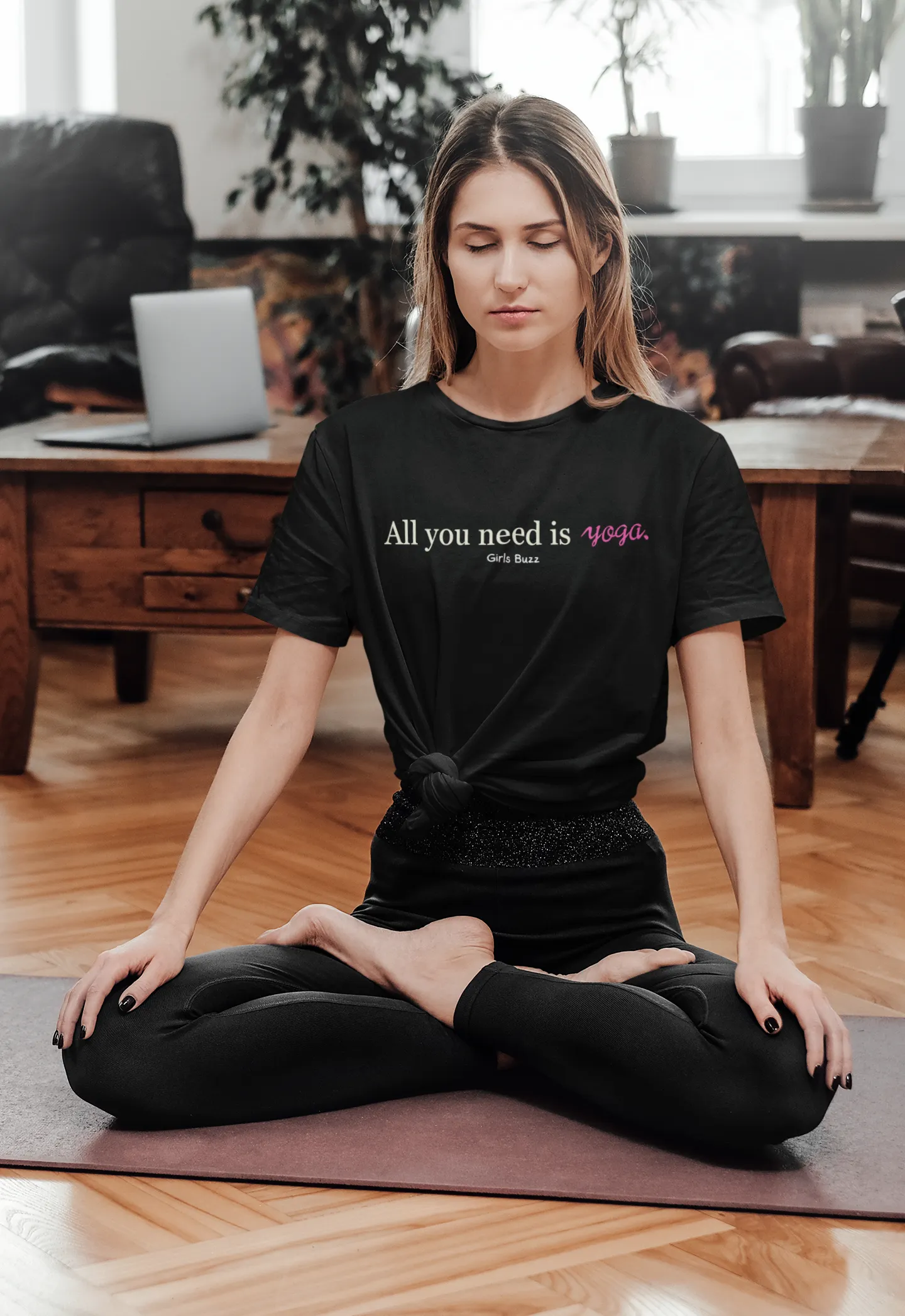 All You Need Is Yoga Oversized Tee