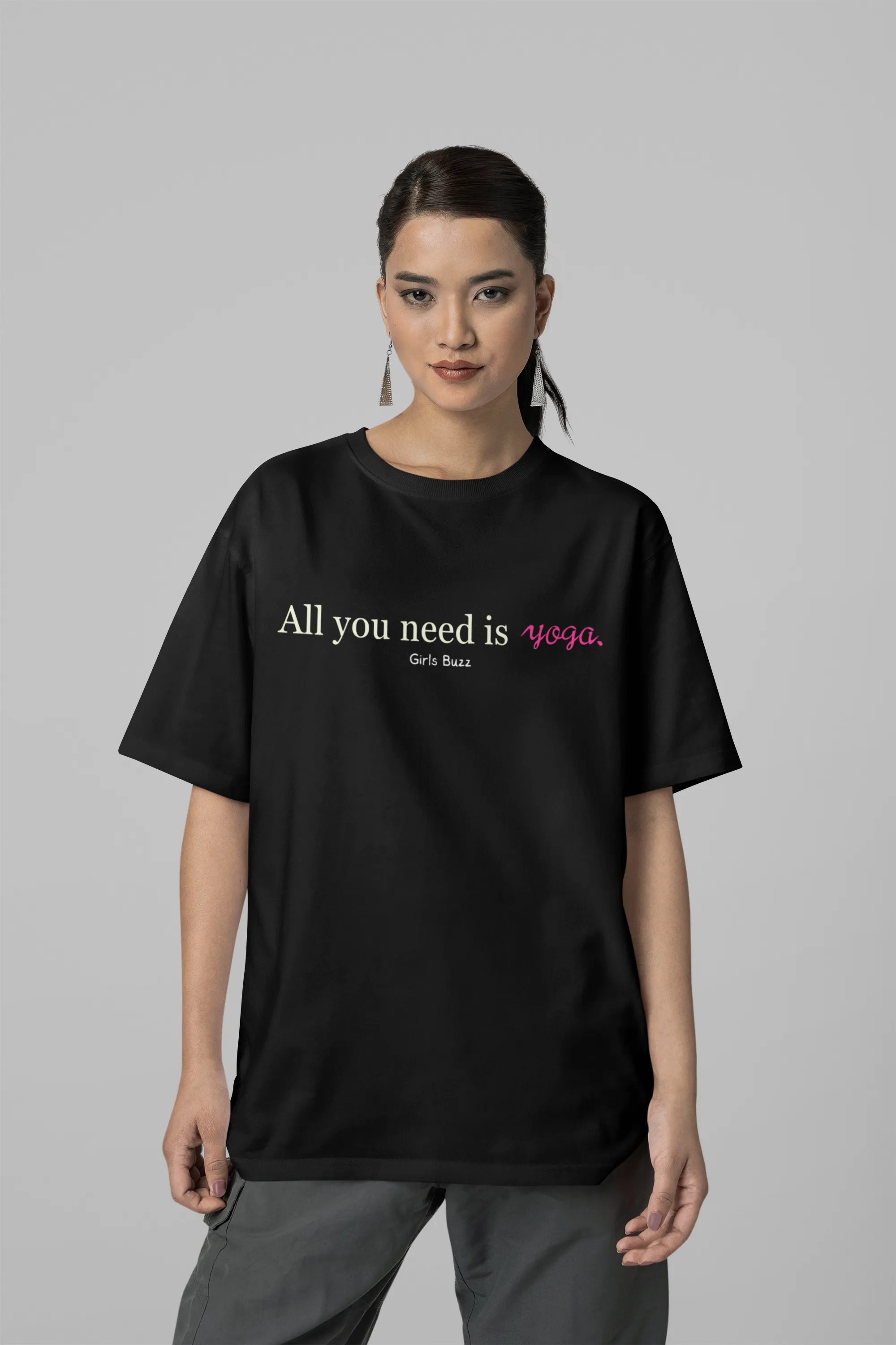 All You Need Is Yoga Oversized Tee