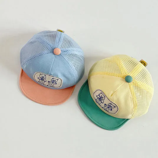 Baby Unisex Cartoon Embroidered Accessories Hats