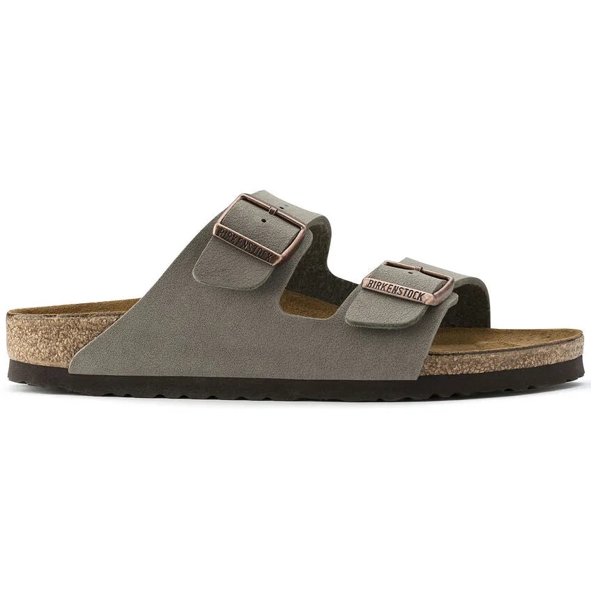 'Birkenstock' Women's Arizona Birkibuc Sandal - Stone