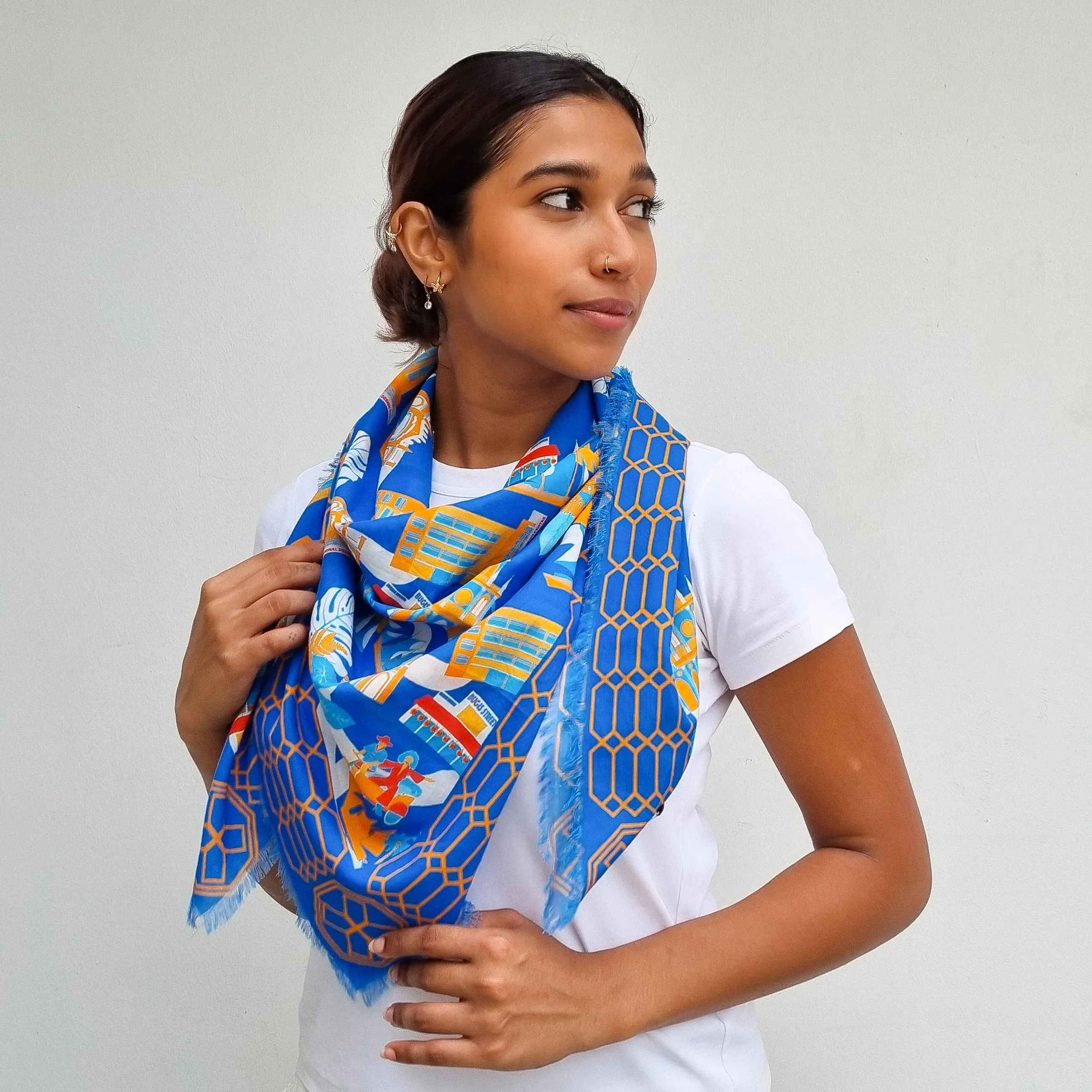 Bras Basah Bugis Cotton Scarf