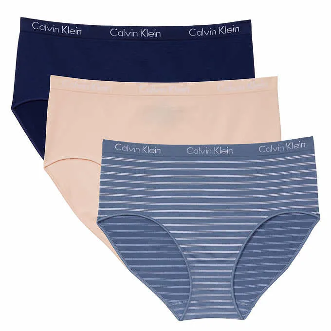 Calvin Klein Women's Stretch Seamless Modern Brief 3-Pack Panties