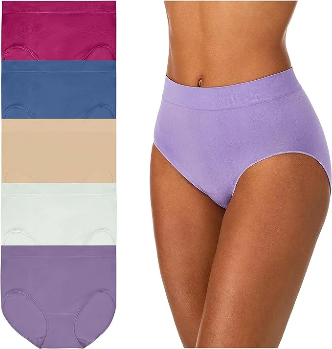 Carole Hochman Women's Seamless Brief 5-Pack