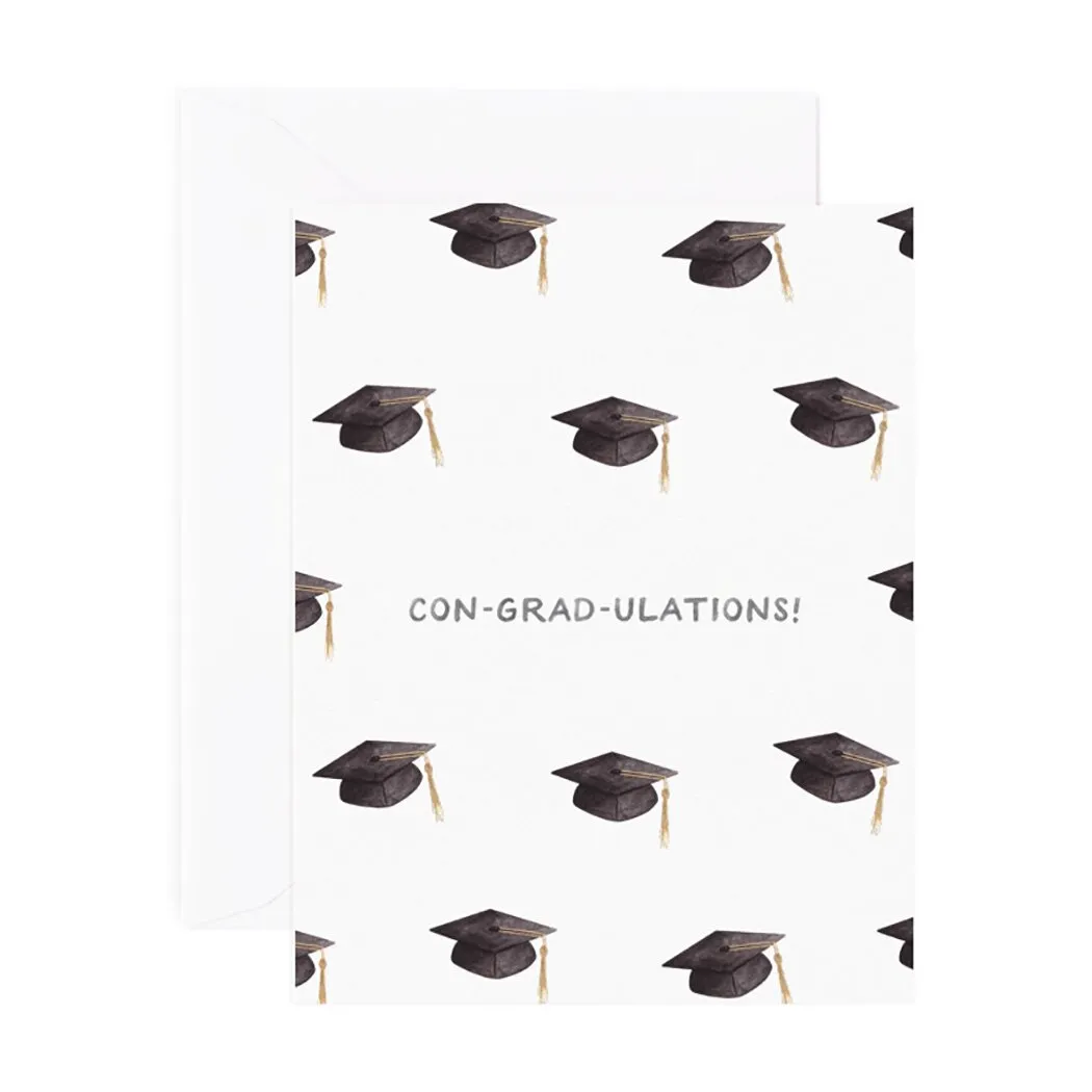 Con-Grad-ulations Hats Greeting Card