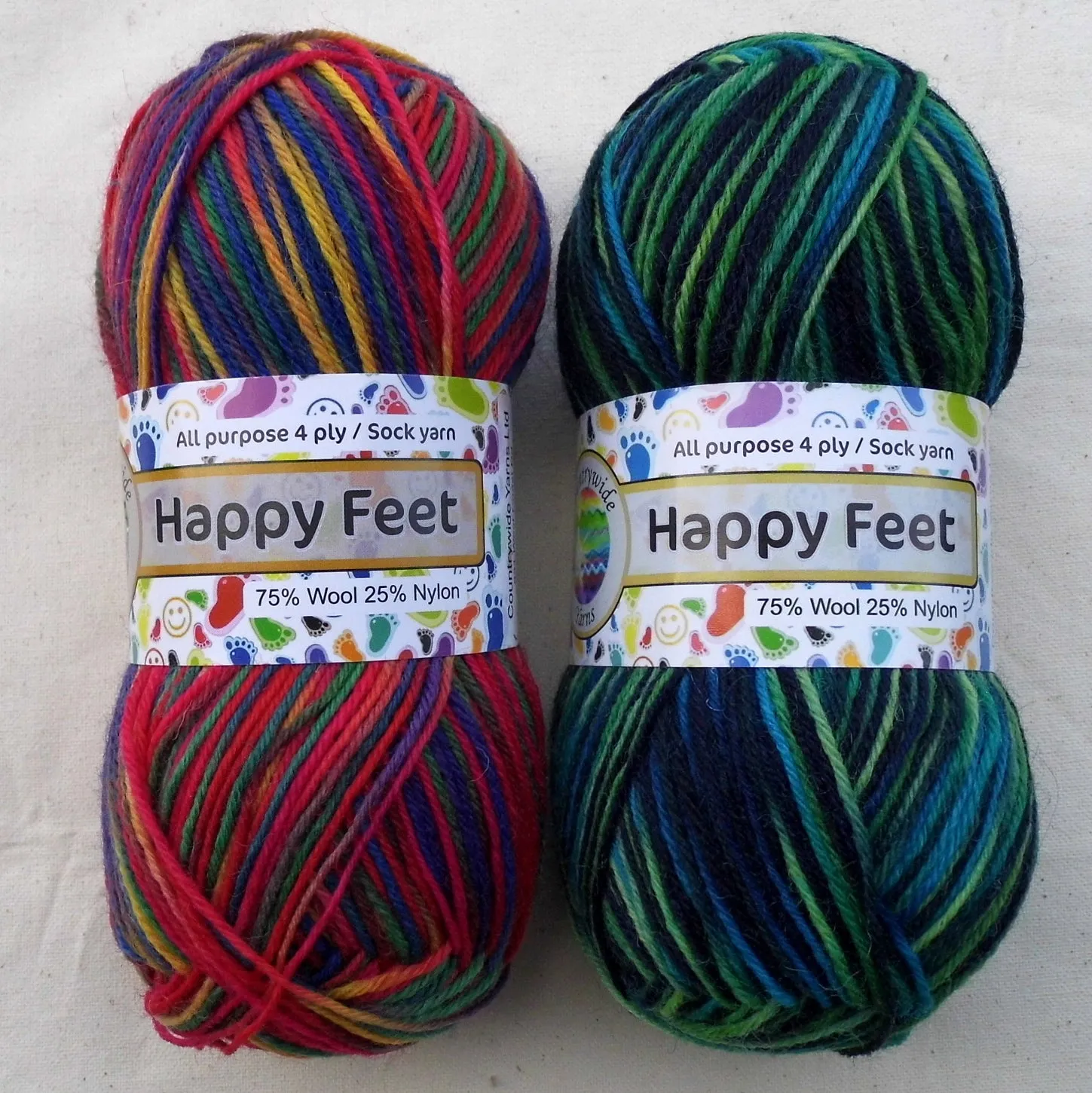 Countrywide New Zealand Happy Feet 4ply Sock Yarn