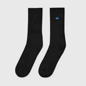 Embroidered socks - Black