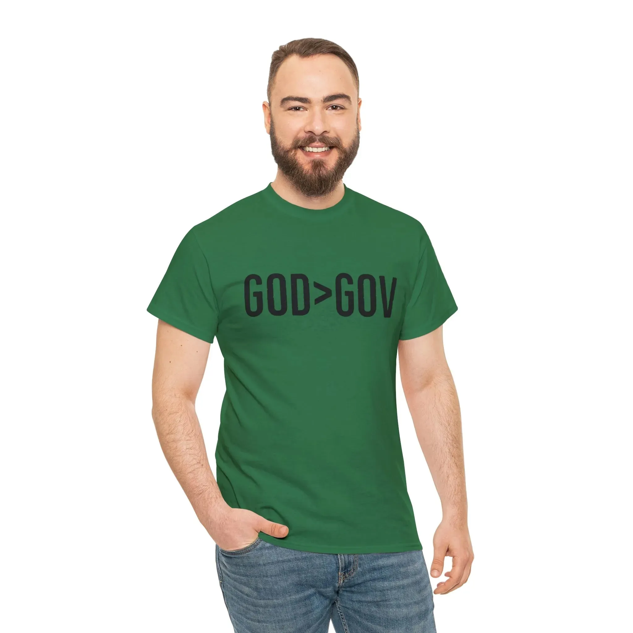 God>Gov Unisex Heavy Cotton Tee