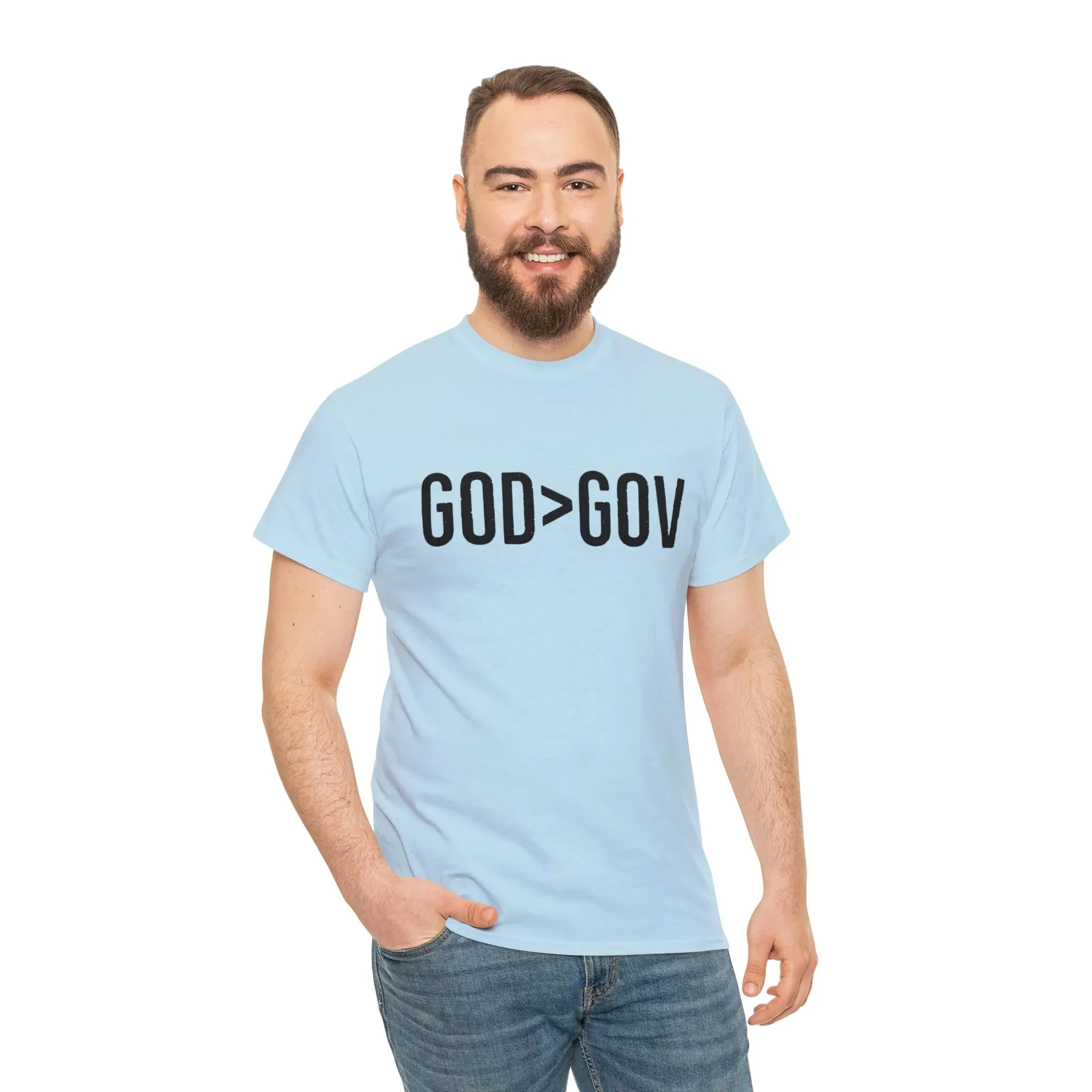 God>Gov Unisex Heavy Cotton Tee