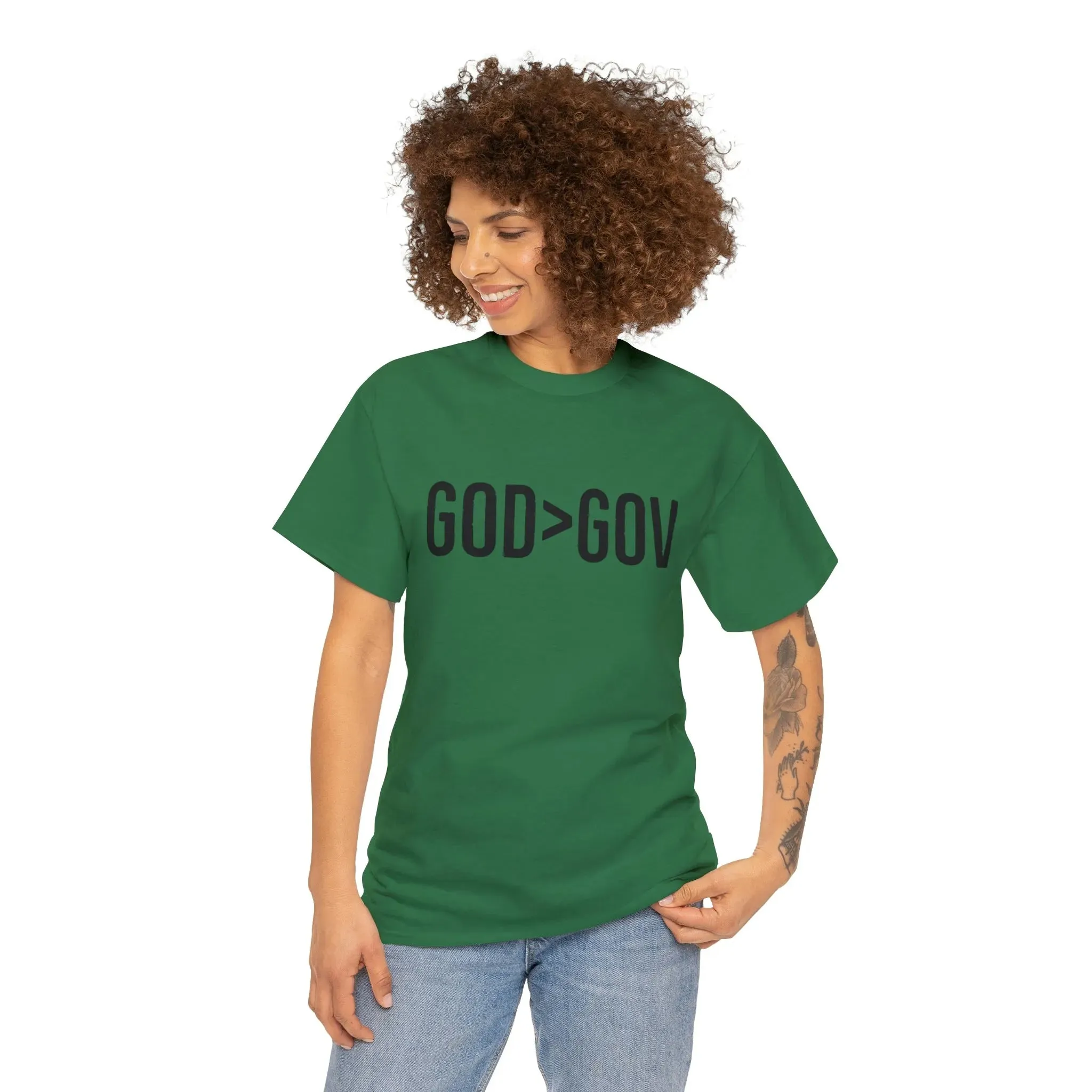 God>Gov Unisex Heavy Cotton Tee