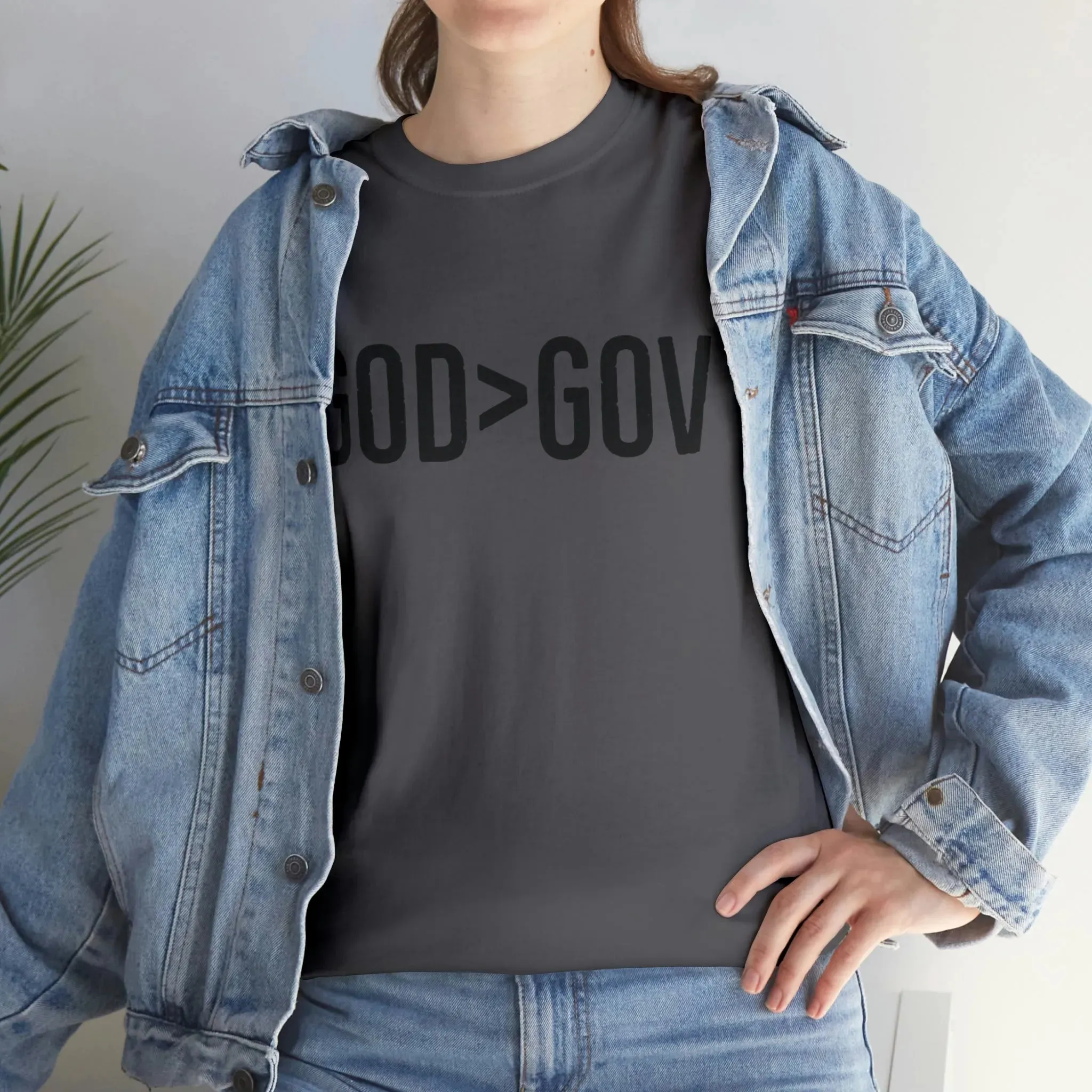 God>Gov Unisex Heavy Cotton Tee