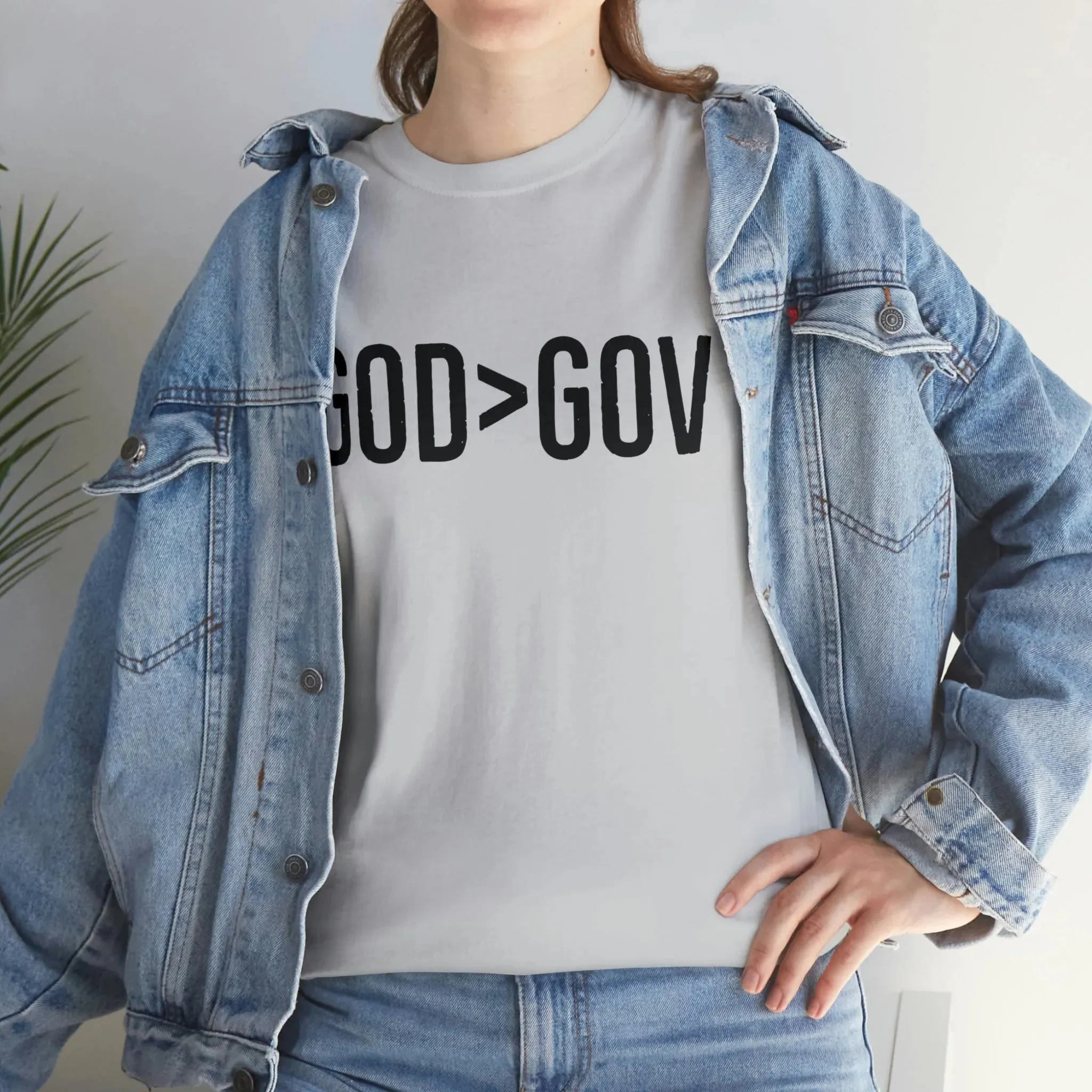 God>Gov Unisex Heavy Cotton Tee