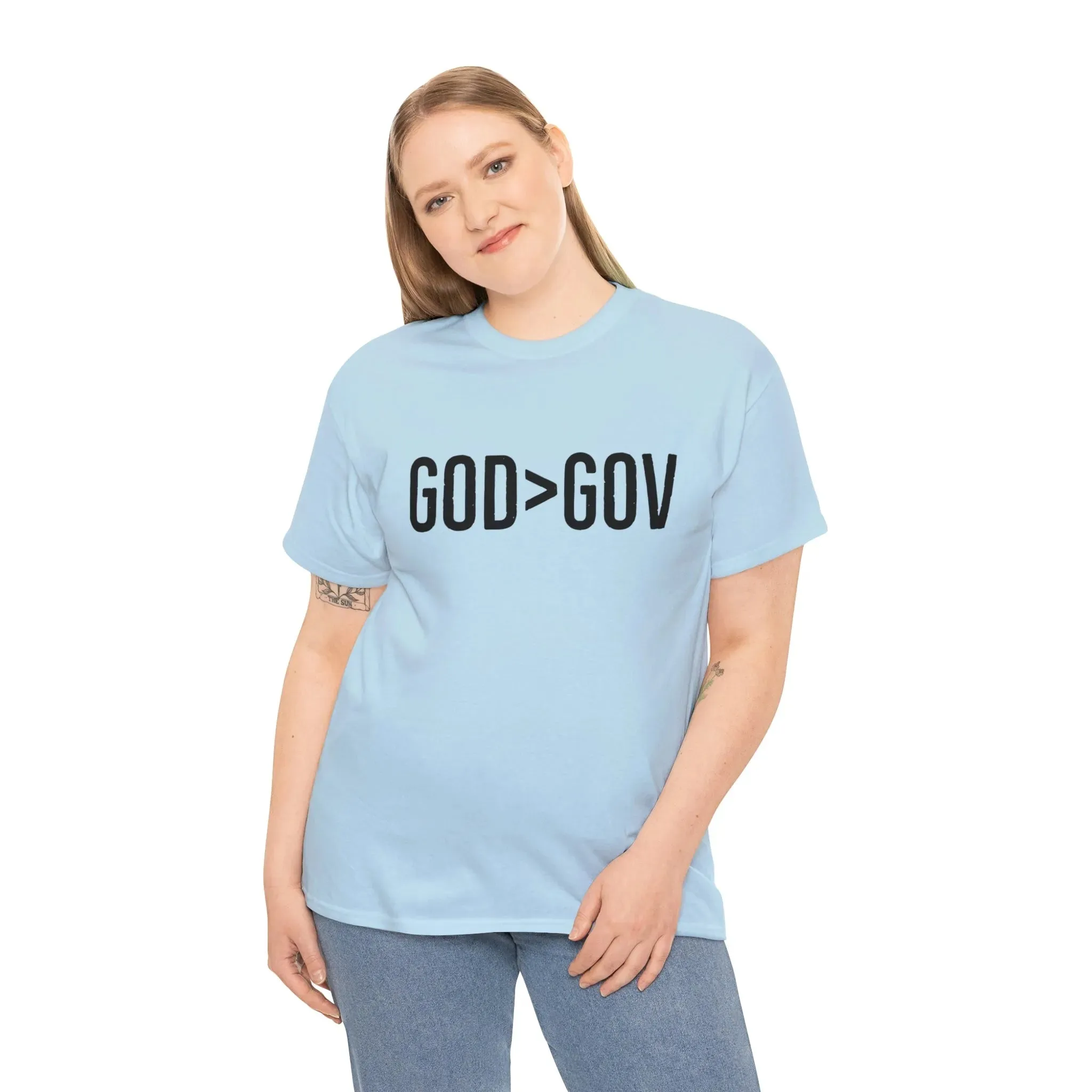 God>Gov Unisex Heavy Cotton Tee