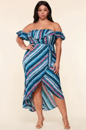 Hi Lo Wrap Dress