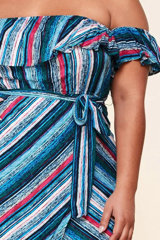 Hi Lo Wrap Dress