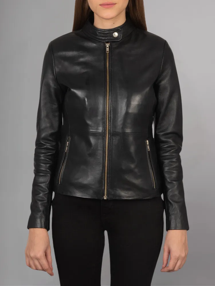 Ladies Real Leather Jacket