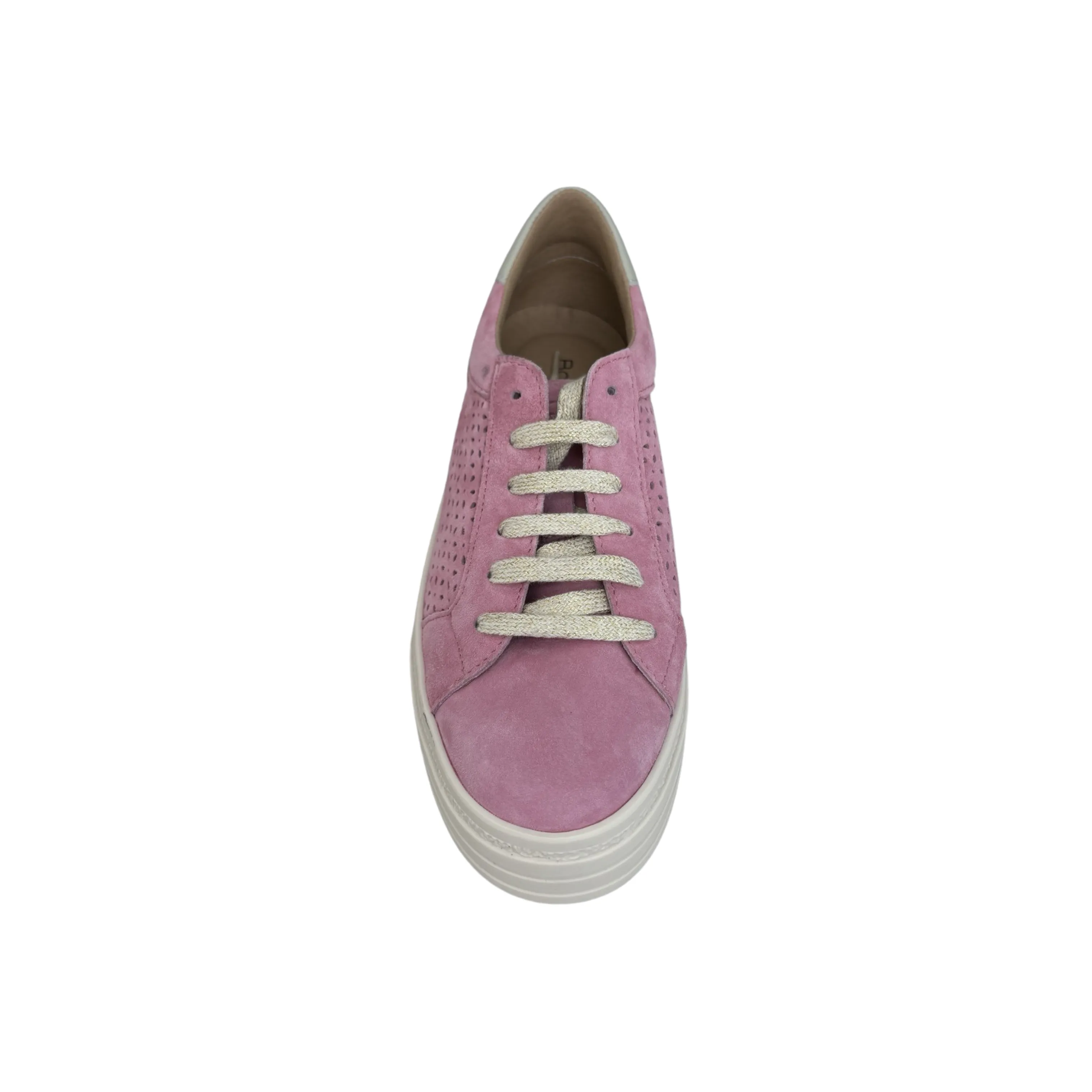 Lotta Pink Suede Lace Up