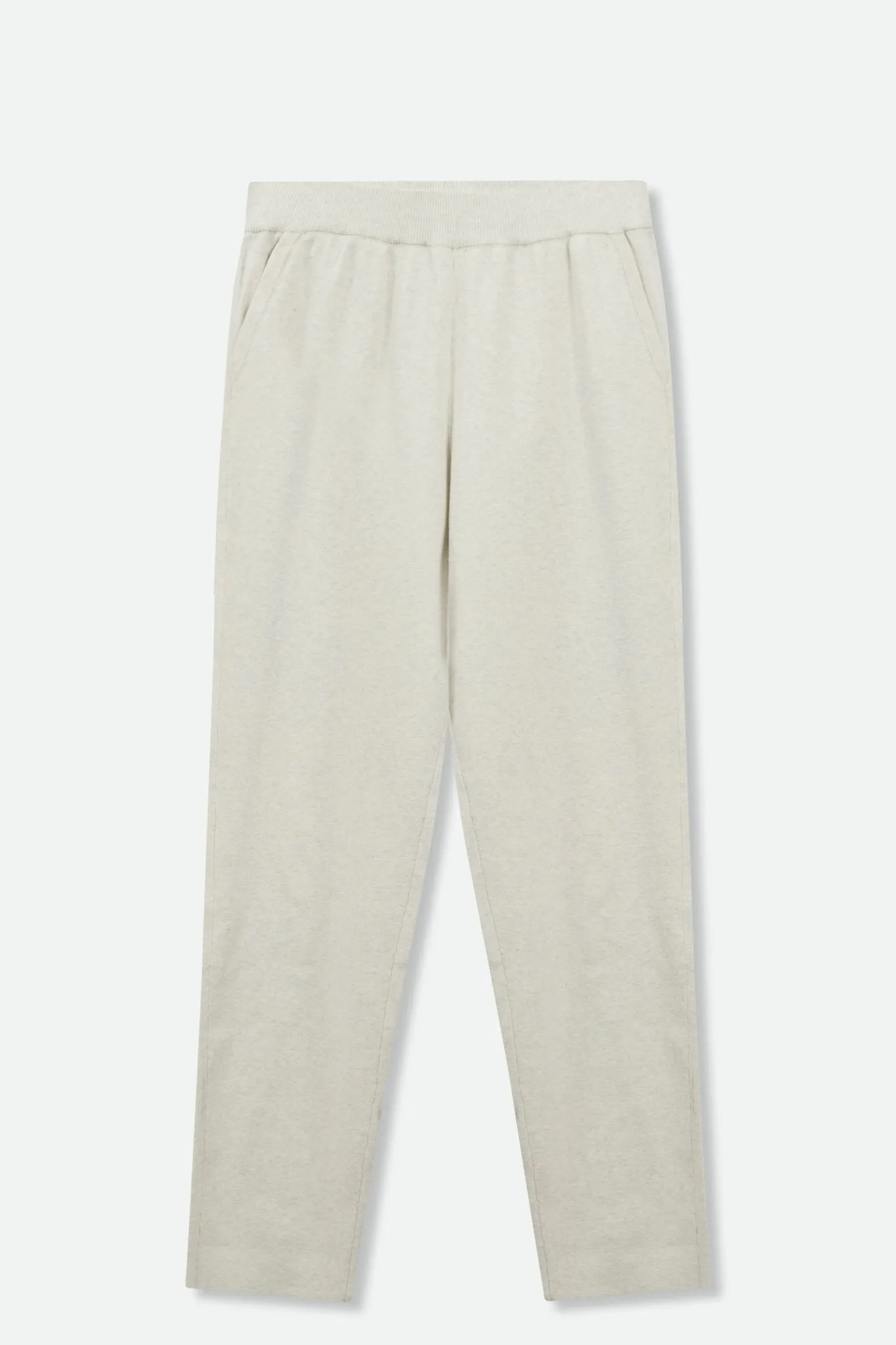 PAIGE PANT IN DOUBLE KNIT HEATHERED PIMA COTTON