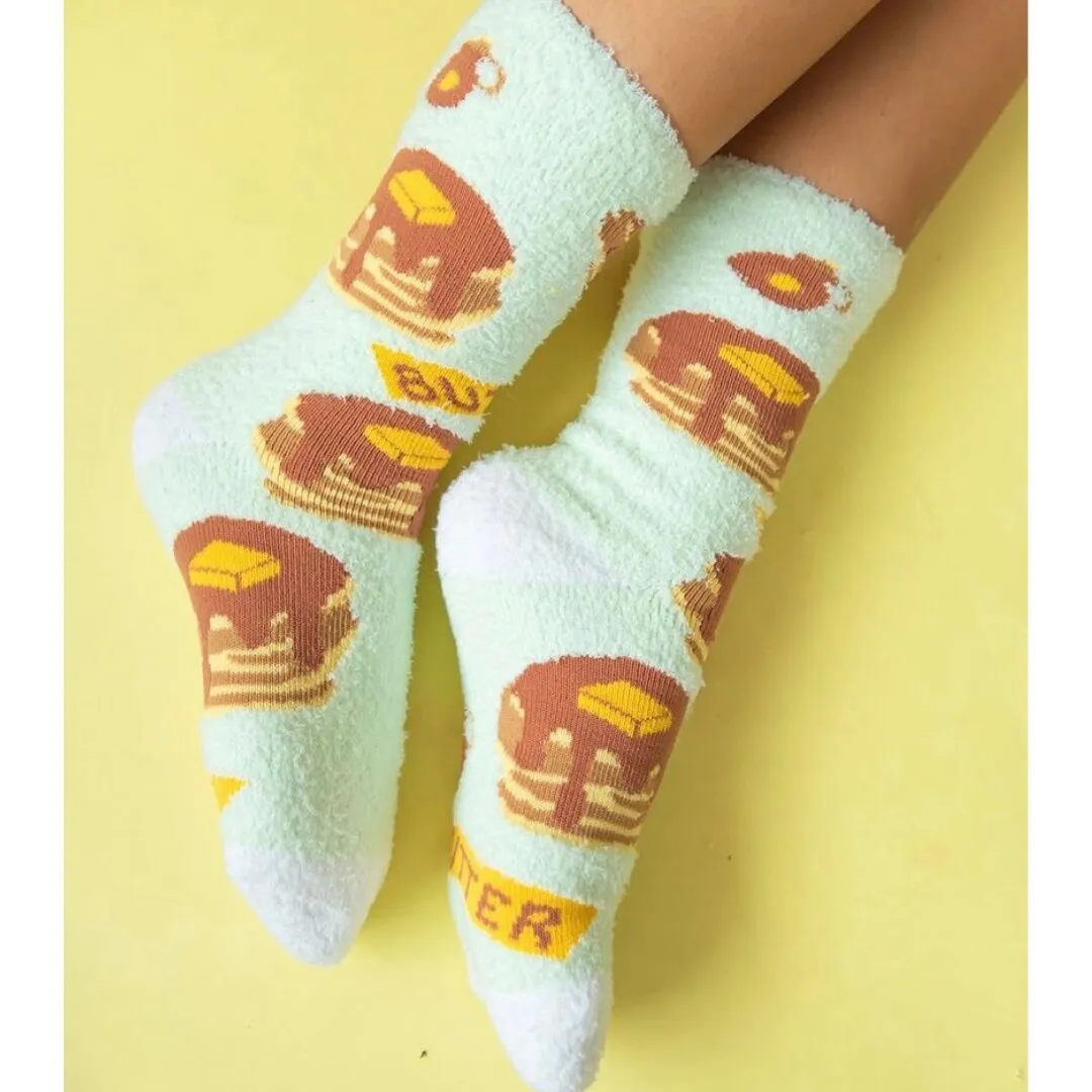 Pancakes Crew Slipper Socks