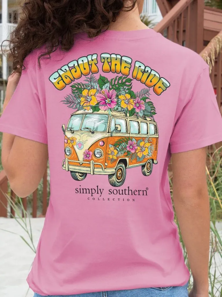 Simply Southern Retro Van 'Enjoy The Ride' Tee