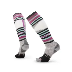 Smartwool Women's Snowboard Pattern Over The Calf Sock - Full Cushion