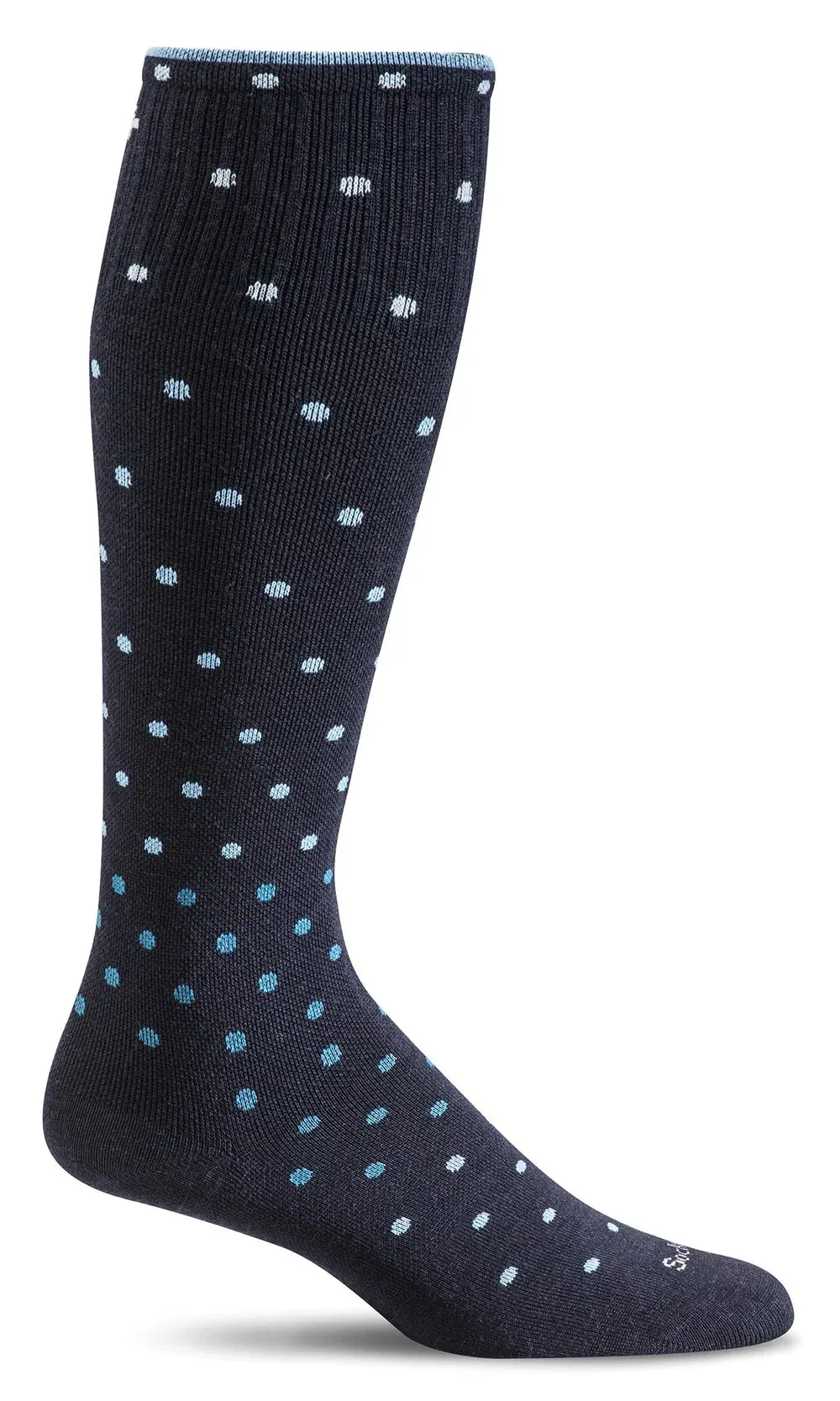 Sockwell On the Spot Over the Calf Compression Sock (Women) - Navy