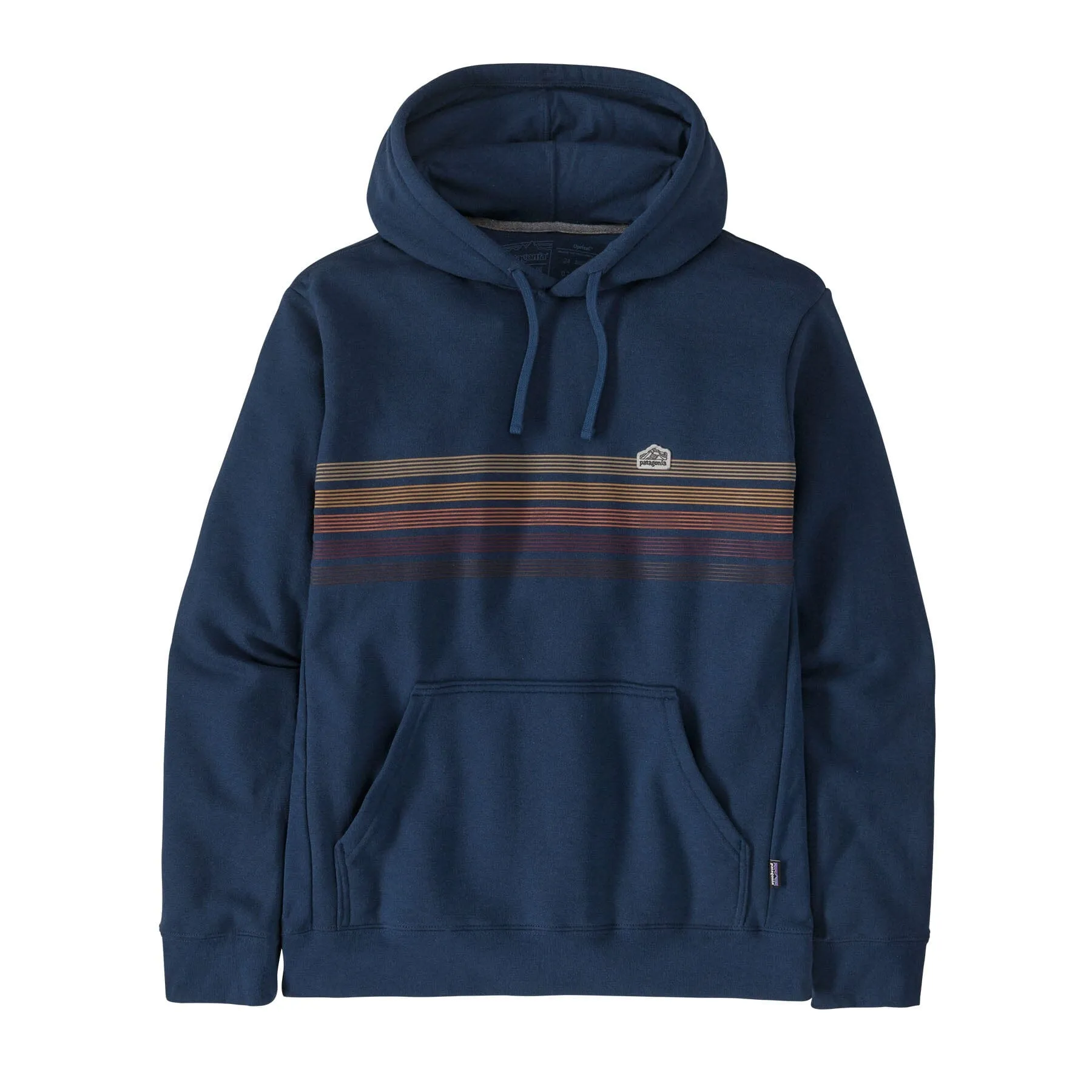 Unisex Line Logo Ridge Stripe Uprisal Hoody - Recycled Polyester & Recycled Cotton