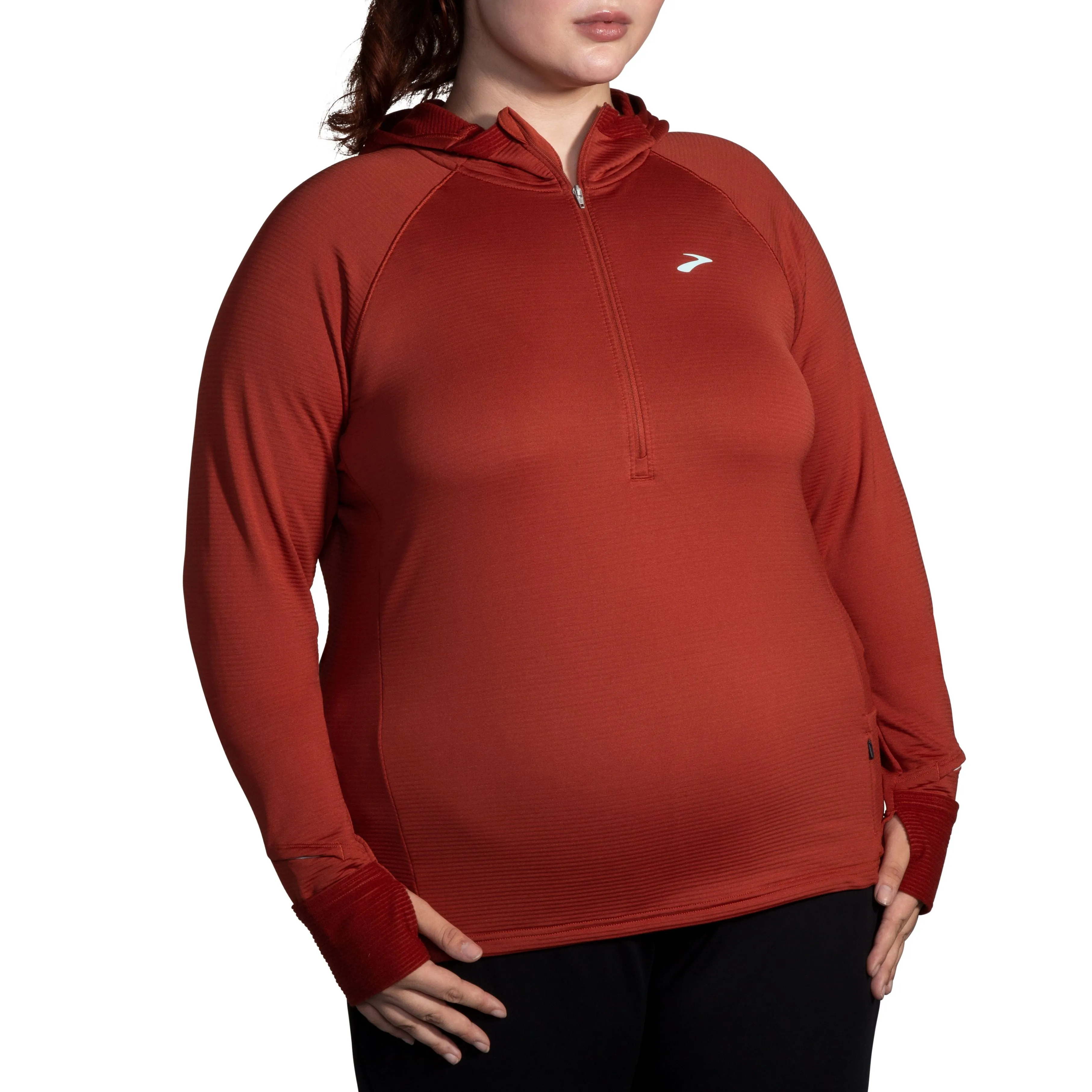 W Brooks Notch Thermal Hoodie 2.0