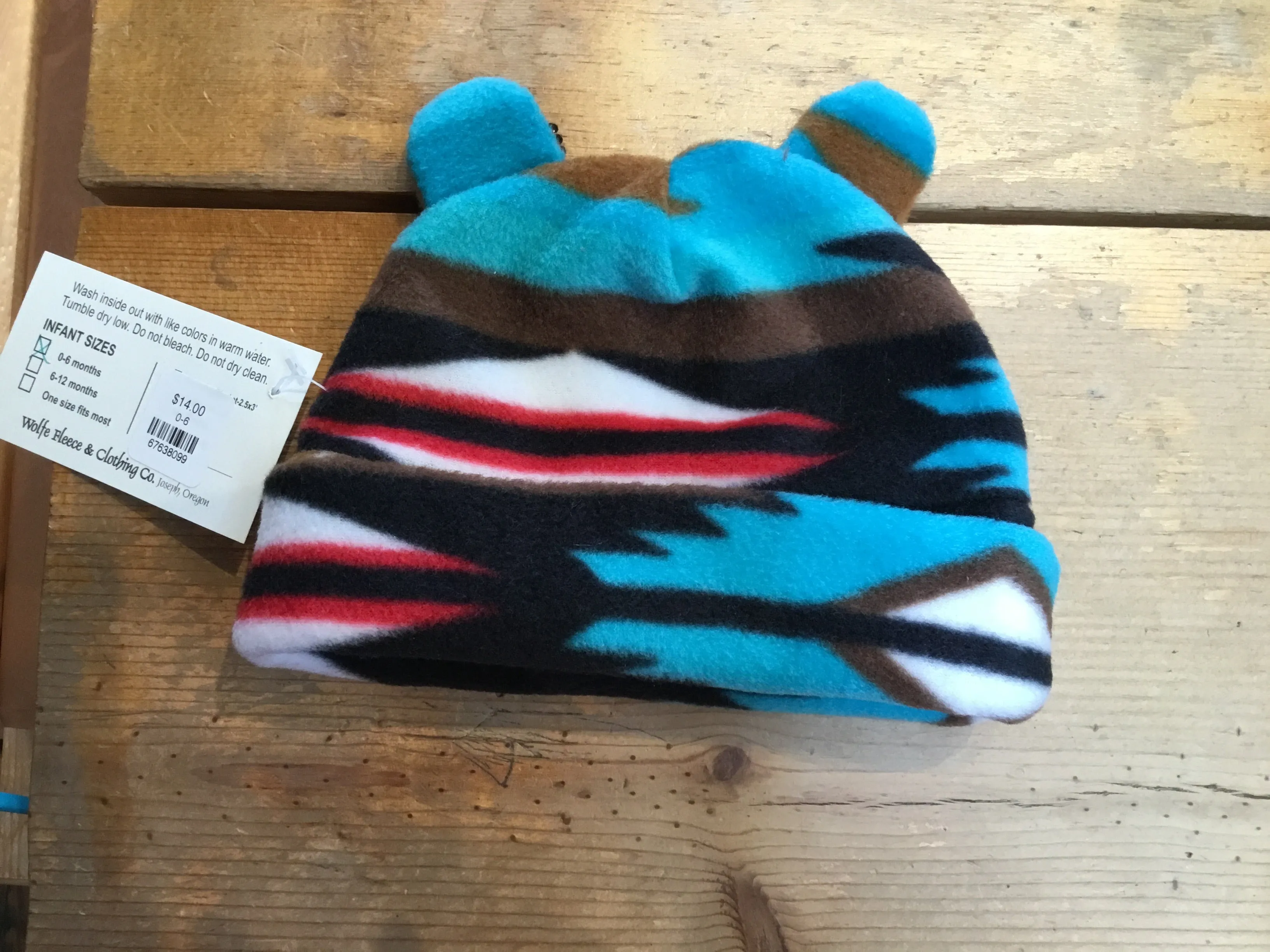 Wolfe Fleece Baby Hats