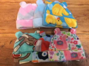 Wolfe Fleece Baby Hats