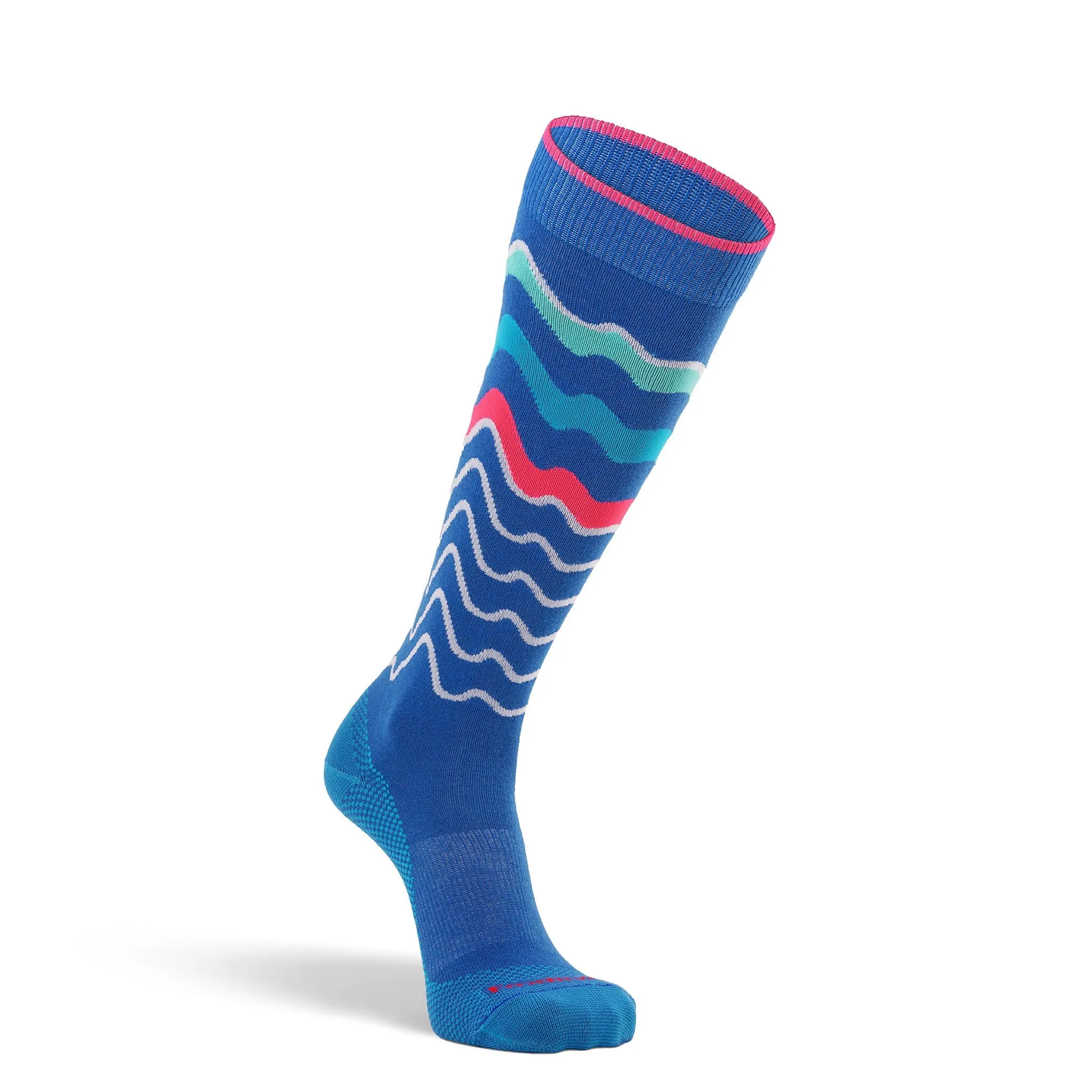 Women's Freerider Ultra-Lightweight Over-the-Calf Ski and Snowboard Sock