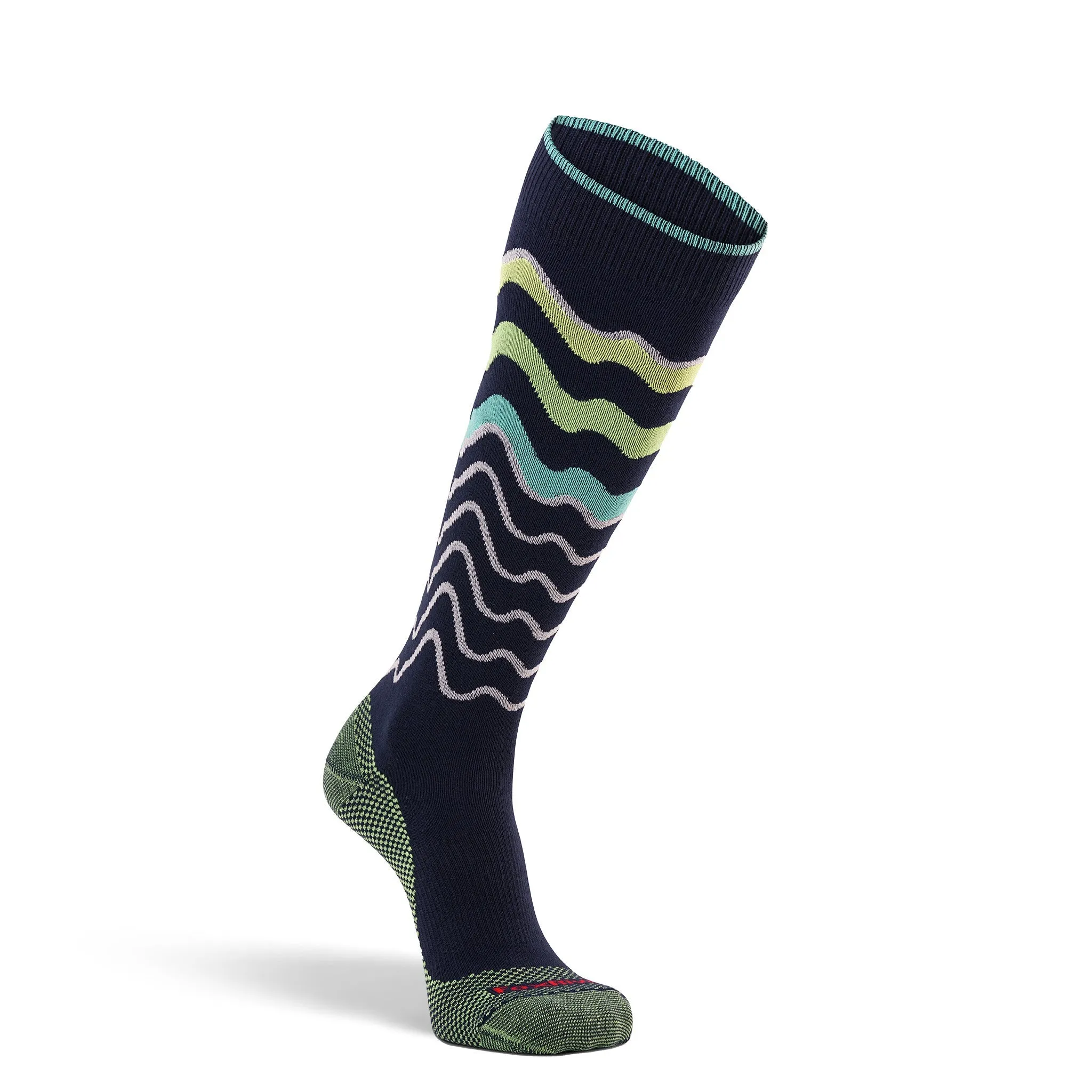 Women's Freerider Ultra-Lightweight Over-the-Calf Ski and Snowboard Sock