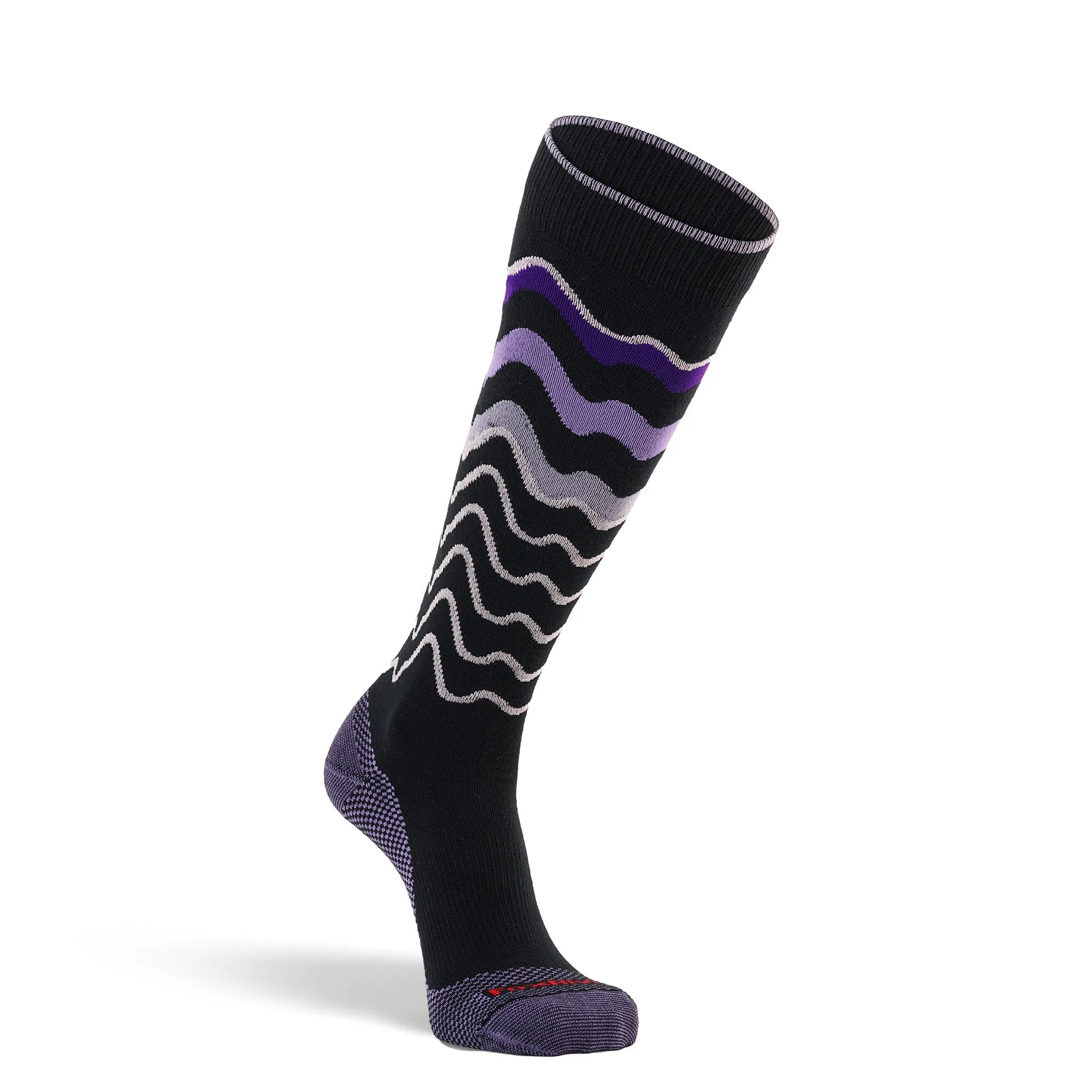 Women's Freerider Ultra-Lightweight Over-the-Calf Ski and Snowboard Sock