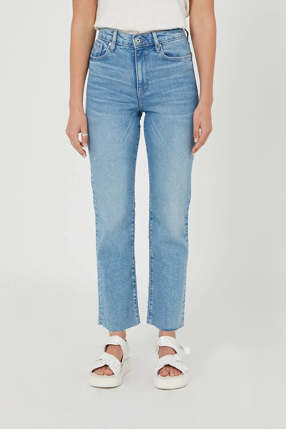 Zoe High Rise Straight Jean - Sunday